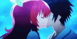 Besos Anime GIF