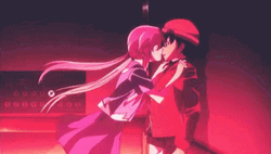 Besos Anime GIF