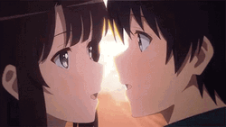 Besos Anime GIF