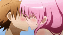 Besos Anime GIF