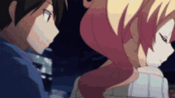 Besos Anime GIF