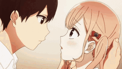 Besos Anime GIF