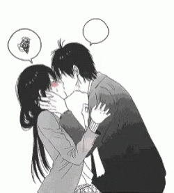 Besos Anime GIF