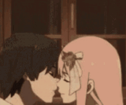 Besos Anime GIF