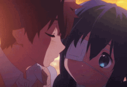 Besos Anime GIF