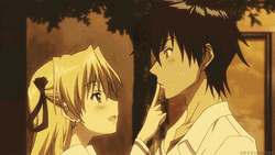 Besos Anime GIF