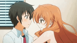 Besos Anime GIF