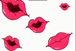 Besos Apasionados Kiss Lips Stickers GIF