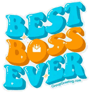 Best Boss Ever Sticker