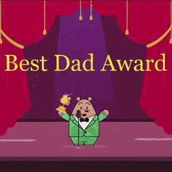 Best Dad Award GIF