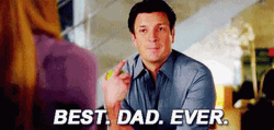 Best Dad Ever Richard Castle GIF