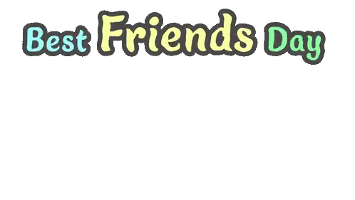 Best Friends Day Poster Sticker