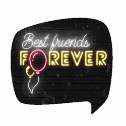 Best Friends Forever Speech Bubble