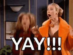 Best Friends Jumping Excited Meme GIF