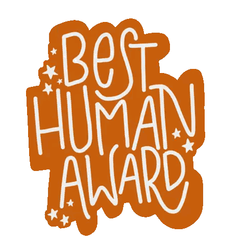 Best Human Award Sticker