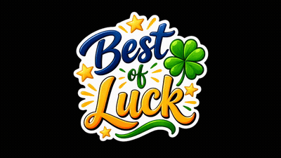 Best Of Luck Animated GIF Sticker GIF