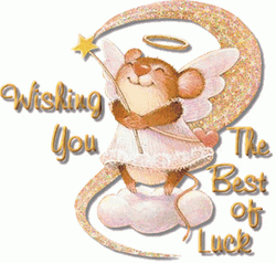 Best Of Luck Mouse Sticker