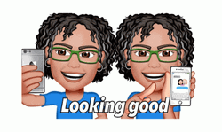 Best Selfie Shot On Smartphone Animation GIF