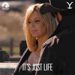 Beth Dutton Its Just Life GIF