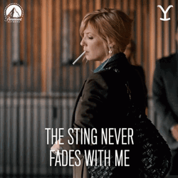 Beth Dutton Sting Never Fades GIF