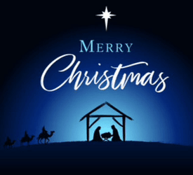 Bethlehem Silhouette Happy Christmas GIF