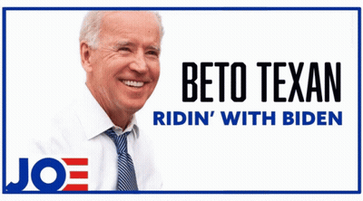 Beto Texan Ridin With Biden Billboard GIF