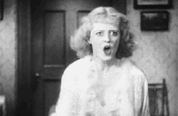 Bette Davis Wipes Face