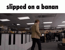 Better Call Saul Goodman Slipped On Banana  GIF