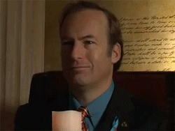 Better Call Saul Goodman Staring Into Nothing  GIF