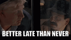 Better Late Than Never Cheech Marin GIF