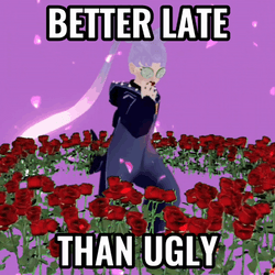 Better Late Than Never Dancing With Roses GIF