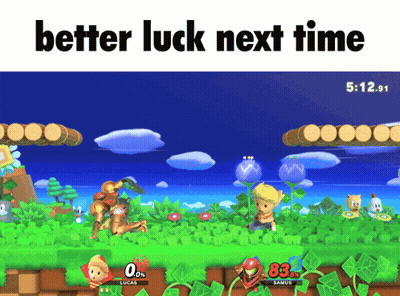 Better Luck Next Time Video Game GIF
