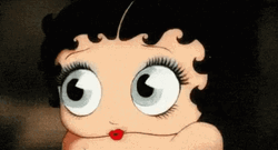 Betty Boop Batting Eyes GIF