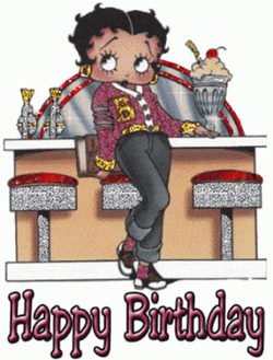 Betty Boop Birthday Queen GIF