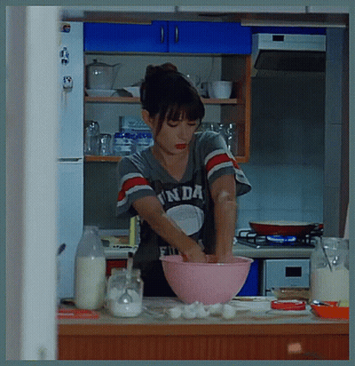 Betty Boop Cooking In Frying Pan GIF