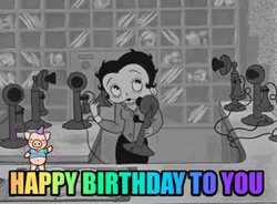 Betty Boop Happy Birthday To You