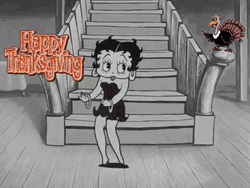 Betty Boop Happy Thanksgiving