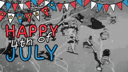 Betty Boop Hello July GIF