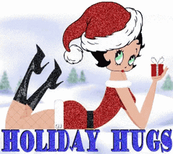 Betty Boop Holiday Hugs