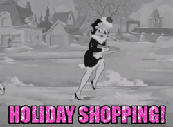 Betty Boop Holiday Shopping