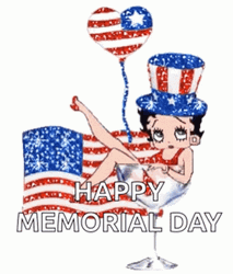 Betty Boop Memorial Day GIF