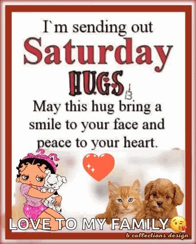Betty Boop Saturday Hugs GIF