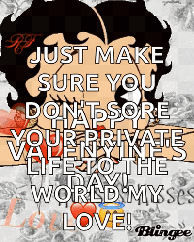 Betty Boop Warns About Privacy GIF