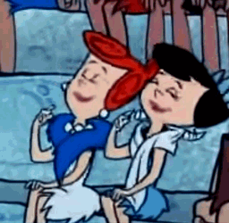 Betty Rubble Wilma Flintstone GIF