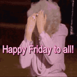 Betty White Happy Friday Meme GIF