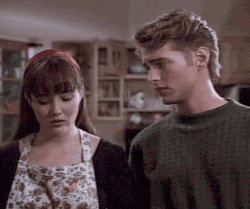 Beverly Hills 90210 Shannen Doherty Jason Priestly GIF