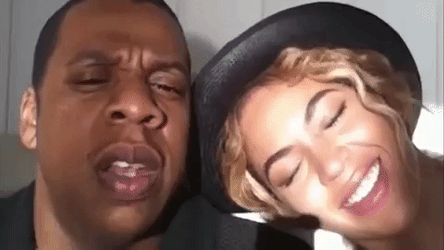 Beyonce And Jayz Cool Shades Black Love  GIF