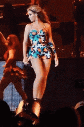 Beyonce Doing Cat Walk GIF