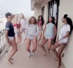 Beyonce Happy Group Dancing