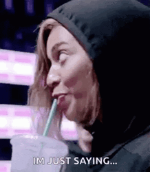 Beyonce Sip Juice Just Saying GIF